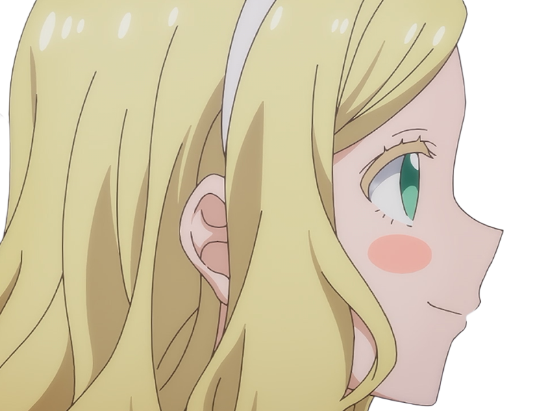Sticker carol olston tomo chan est une fille anime manga waifu yeux verts blonde par Dark-63