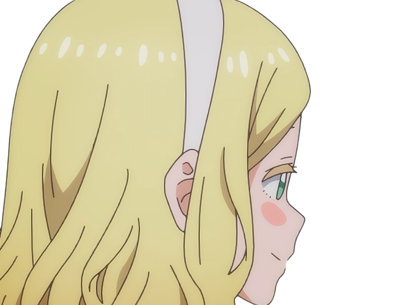 Sticker carol olston tomo chan est une fille anime manga waifu yeux verts blonde par Dark-63