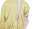 carol olston tomo chan est une fille anime manga waifu yeux verts blonde