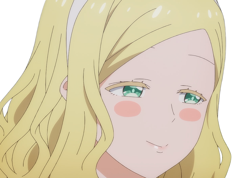 Sticker carol olston tomo chan est une fille anime manga waifu yeux verts blonde par Dark-63