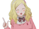 carol olston tomo chan est une fille anime manga waifu yeux verts blonde