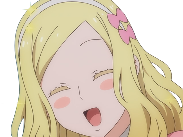 Sticker carol olston tomo chan est une fille anime manga waifu yeux verts blonde par Dark-63