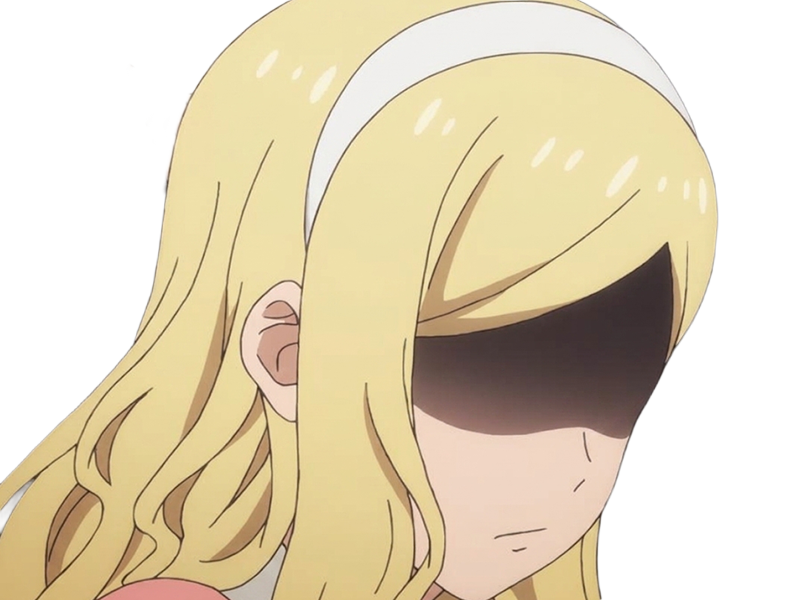 Sticker carol olston tomo chan est une fille anime manga waifu yeux verts blonde par Dark-63