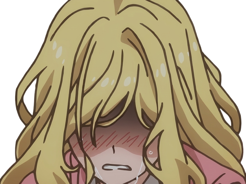Sticker carol olston tomo chan est une fille anime manga waifu yeux verts blonde par Dark-63
