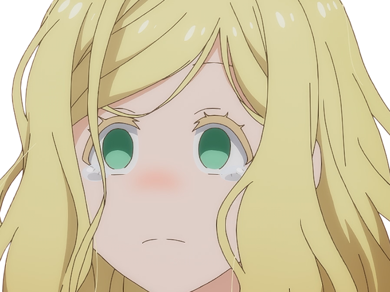 Sticker carol olston tomo chan est une fille anime manga waifu yeux verts blonde par Dark-63