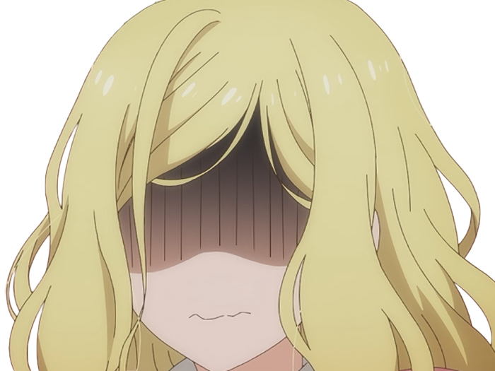 Sticker carol olston tomo chan est une fille anime manga waifu yeux verts blonde par Dark-63