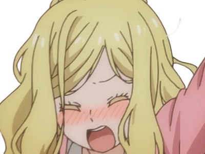 Sticker carol olston tomo chan est une fille anime manga waifu yeux verts blonde par Dark-63