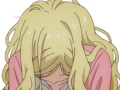 Sticker carol olston tomo chan est une fille anime manga waifu yeux verts blonde par Dark-63