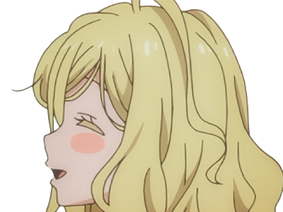 Sticker carol olston tomo chan est une fille anime manga waifu yeux verts blonde par Dark-63