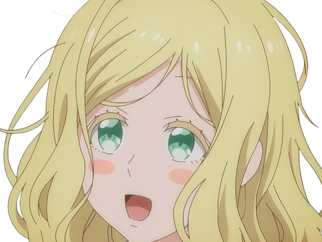 Sticker carol olston tomo chan est une fille anime manga waifu yeux verts blonde par Dark-63