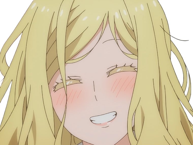 Sticker carol olston tomo chan est une fille anime manga waifu yeux verts blonde par Dark-63