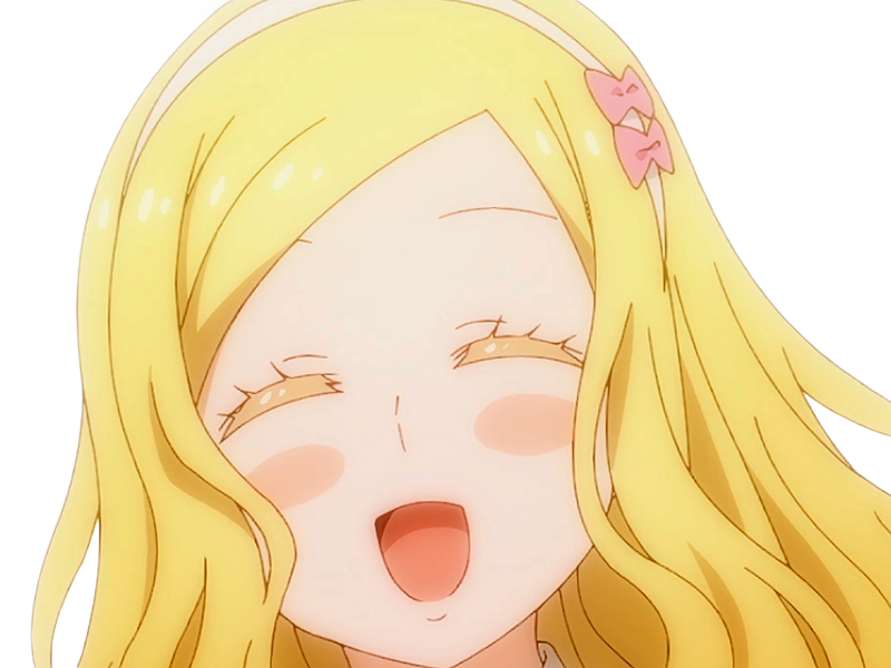 Sticker carol olston tomo chan est une fille anime manga waifu yeux verts blonde par Dark-63