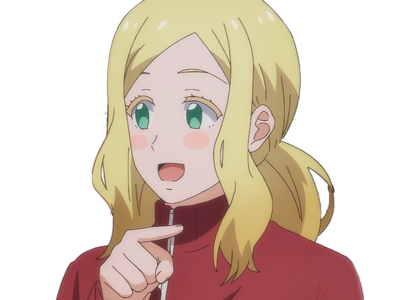 Sticker carol olston tomo chan est une fille anime manga waifu yeux verts blonde par Dark-63