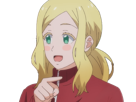 carol olston tomo chan est une fille anime manga waifu yeux verts blonde