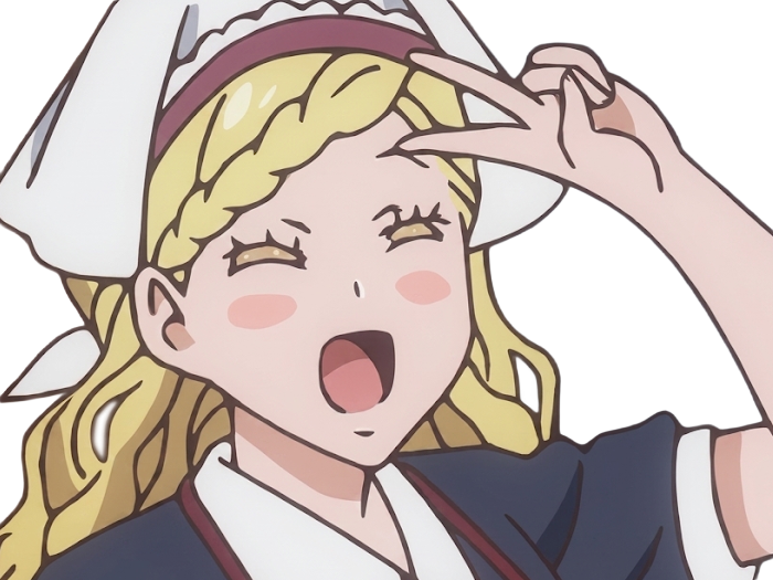 Sticker carol olston tomo chan est une fille anime manga waifu yeux verts blonde par Dark-63