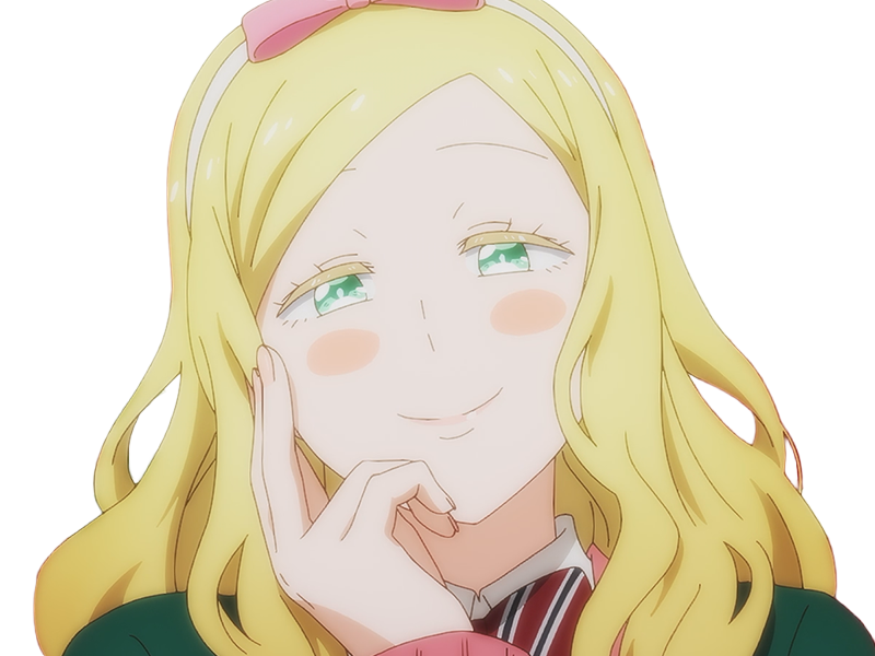 carol olston tomo chan est une fille anime manga waifu yeux verts blonde