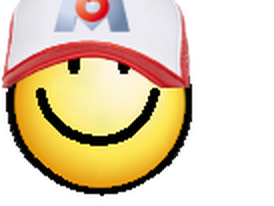 m6u wow gif casquette bouche sourire hap content tres