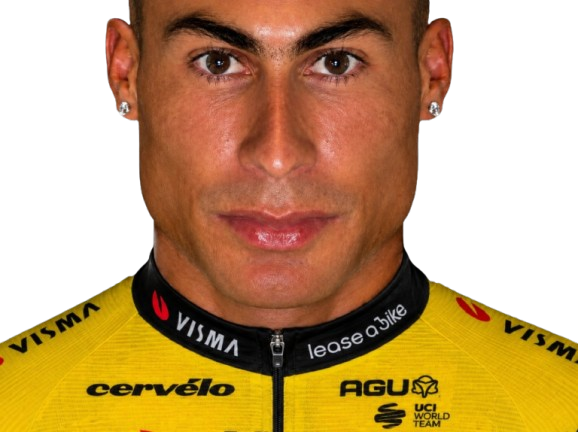 Sticker ronaldo velo cyclisme maillot jaune tdf visma par Mudec