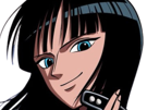 nico robin one piece cheveux noir yeux bleu frange ninon fic bloop