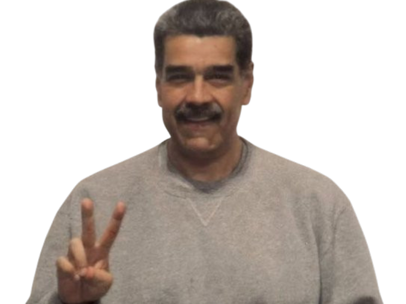 nicolas maduro v victoire doigts main prison enferme