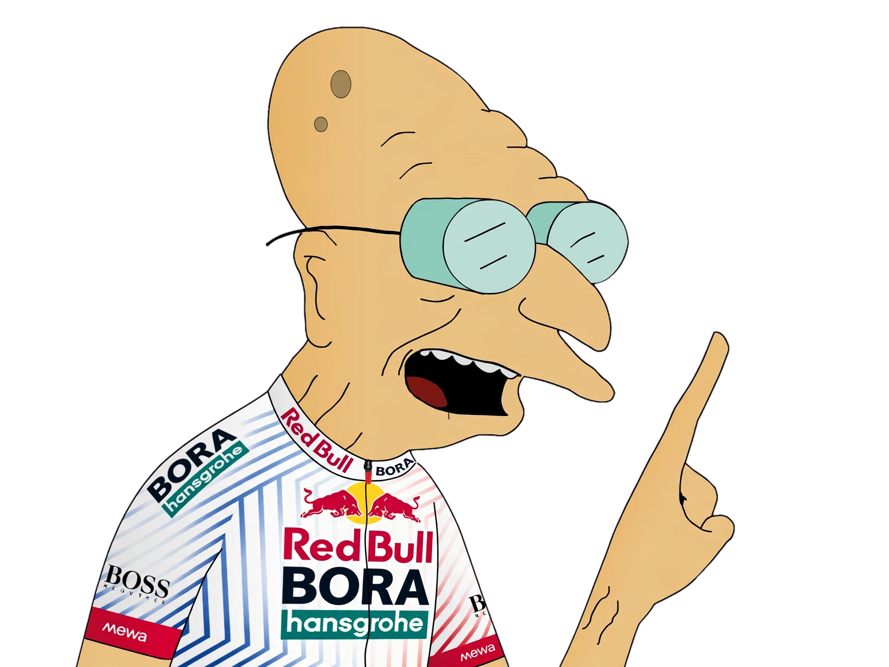 pr farnsworth futurama vieux croulant redbull bora handsgrohe cyclisme velo cycling papy