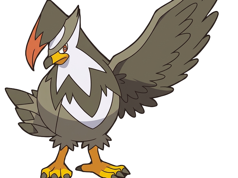 etouraptor staraptor mukuhawk pokemon pkm jeu anime type normal vol 4g sinnoh rapace