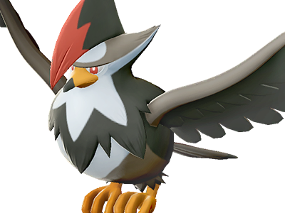etouraptor staraptor mukuhawk pokemon pkm jeu anime type normal vol 4g sinnoh rapace