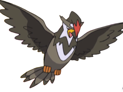 etouraptor staraptor mukuhawk pokemon pkm jeu anime type normal vol 4g sinnoh rapace
