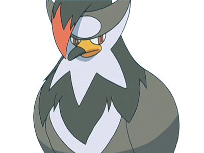 etouraptor staraptor mukuhawk pokemon pkm jeu anime type normal vol 4g sinnoh rapace