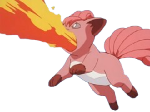 Sticker goupix vulpix rukon pokemon pkm jeu anime type feu kanto 1g renard kyubi par Avaltout