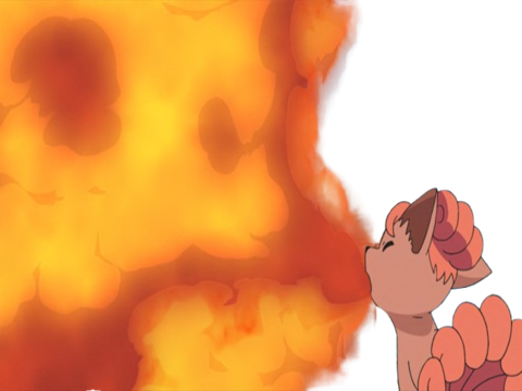 Sticker goupix vulpix rukon pokemon pkm jeu anime type feu kanto 1g renard kyubi par Avaltout