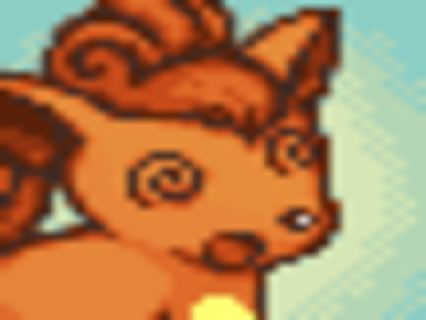 Sticker goupix vulpix rukon pokemon pkm jeu anime type feu kanto 1g renard kyubi par Avaltout