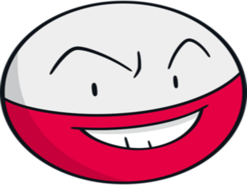 pokemon pkm jeu anime type electrik electrode marumine kanto 1g bombe pokeball