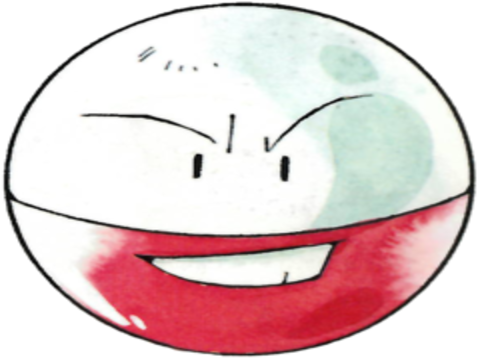 pokemon pkm jeu anime type electrik electrode marumine kanto 1g bombe pokeball