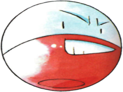 pokemon pkm jeu anime type electrik electrode marumine kanto 1g bombe pokeball
