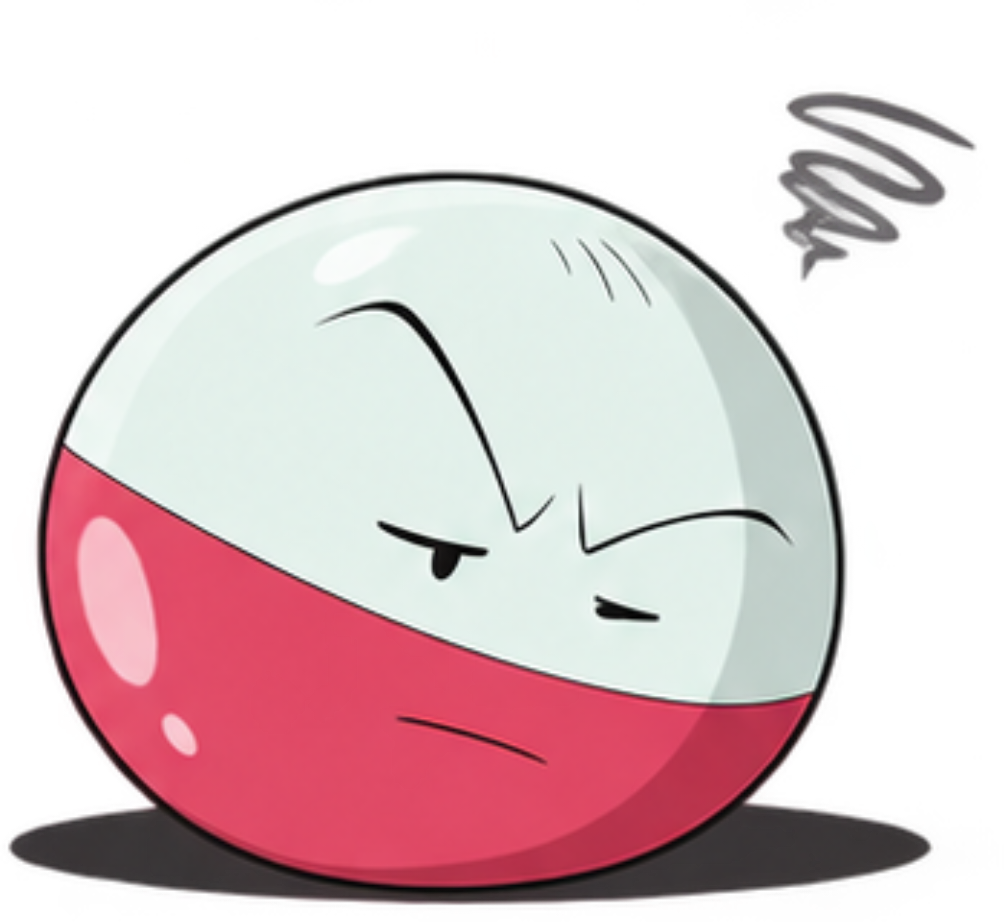 pokemon pkm jeu anime type electrik electrode marumine kanto 1g bombe pokeball