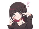 hihi anime girl je connais pas le nom backup