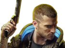 v homme male cyberpunk 2077 vincent night city edgerunners jeu ps5 personnage principal protagoniste knifos