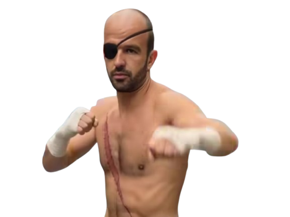 Sticker street fighter lfi manuel bompard sagat par ToocoCla