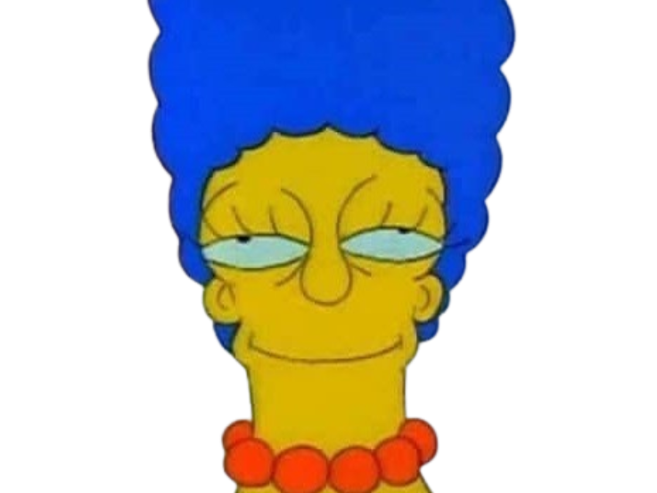 Sticker marge simpson par tropFRUCTUEux