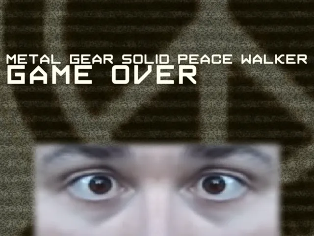 Sticker hooper metal gear solid peace walker game over par Lagrogne