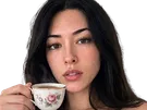 daisy coreenne belle charme regard badass tasse luu asiatique