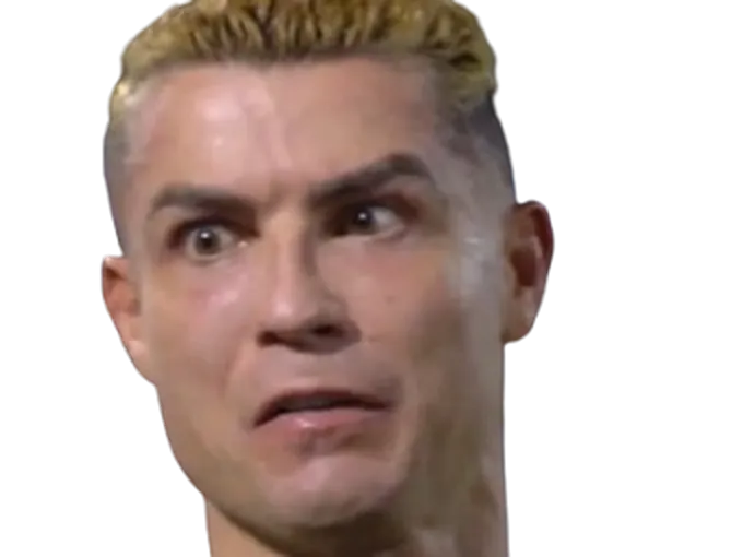 Sticker ronaldo cristiano blond homelander theboys the boys tare zinzin colere paz par Zav_