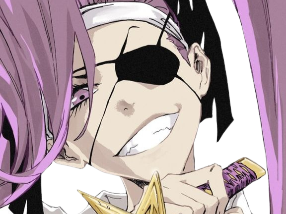 Sticker furofushi saito bleach cheveux rose bandeau couettes fic bloop par Bl0op