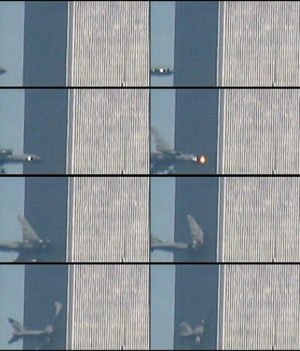 Sticker 911 twin tower wtc qaida osman nyc irak inside dew conspi complotix scandal theory bush par glandilus