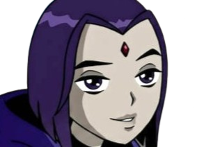Sticker raven teen titans violet pourpre dc comics demi demone trichoporphyree indigo par PubliusOvidius