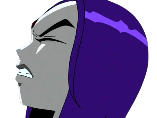 Sticker raven teen titans violet pourpre dc comics demi demone trichoporphyree indigo par PubliusOvidius
