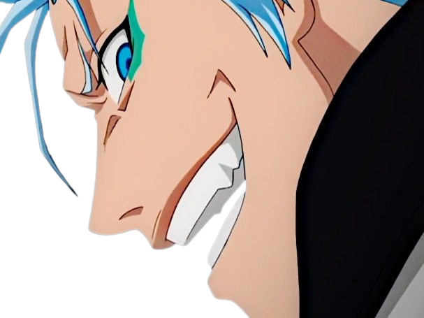 Sticker grimmjow jaegerjacquez bleach cheveux yeux bleu arrancar grimm jager masque fic bloop par Bl0op