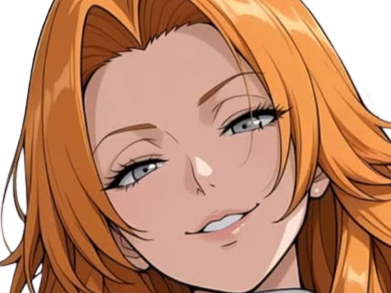 Sticker rangiku matsumoto bleach cheveux blond venitien yeux bleu rachel de broglie fic bloop par Bl0op