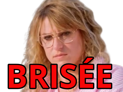 Sticker m6u amour est dans le pre brisee meuf recalee par AlgorithmeM6U